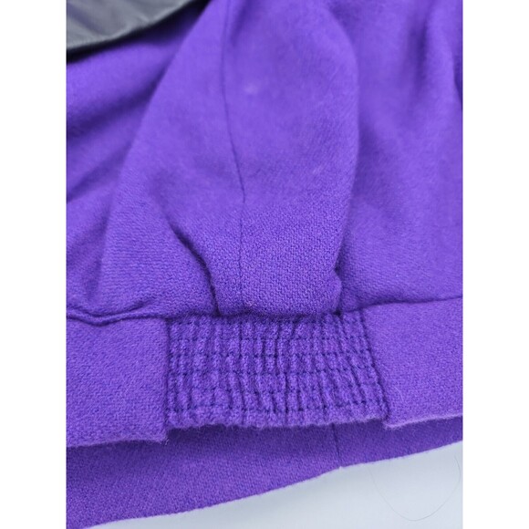 Rafael Wool Lined Women's Purple Pants Black Trim Pocket Size 16 NWT Vintage - Picture 9 of 12